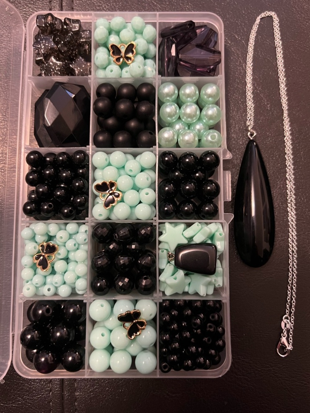 Craft Beads, MINT OREOS - NOT DOUBLE STUFF, Jewelry Supplies, loose bulk beads